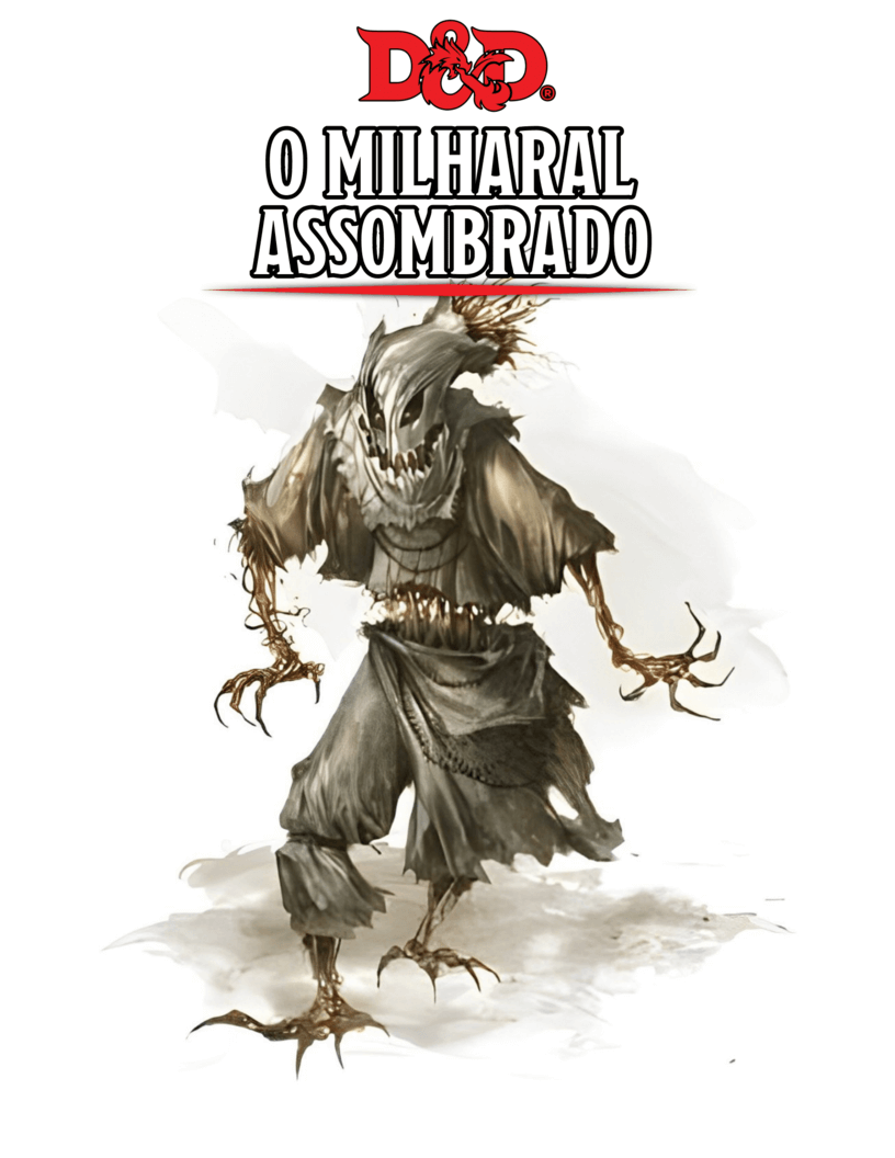 Capa de O Milharal Assombrado