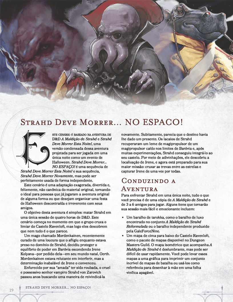 Strahd Deve Morrer... NO ESPAÇO!